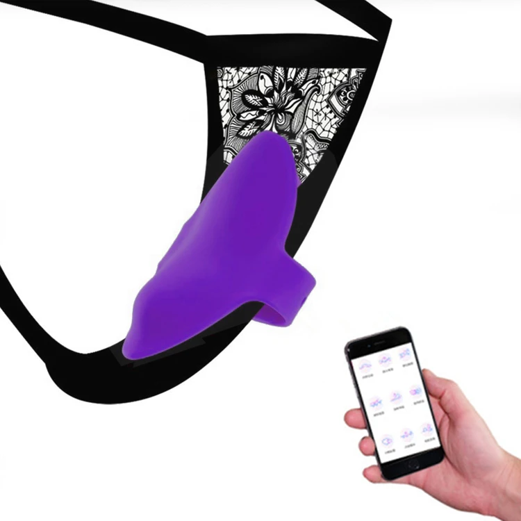 Niusida Hot Selling Wireless Remote Control Clitoral Stimulator Wearable Panti Vibrating Women Sex Toys Butterfly Vibrator