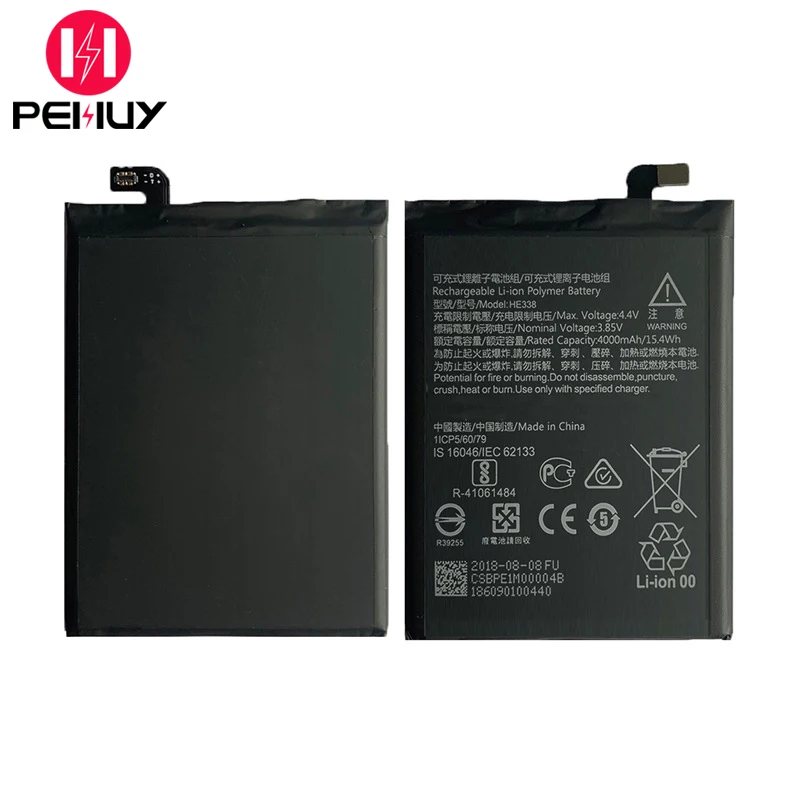 New replacement Battery HE338 4000mAh 3.73v lithium ion Battery for Nokia2 TA-1035 TA-1023