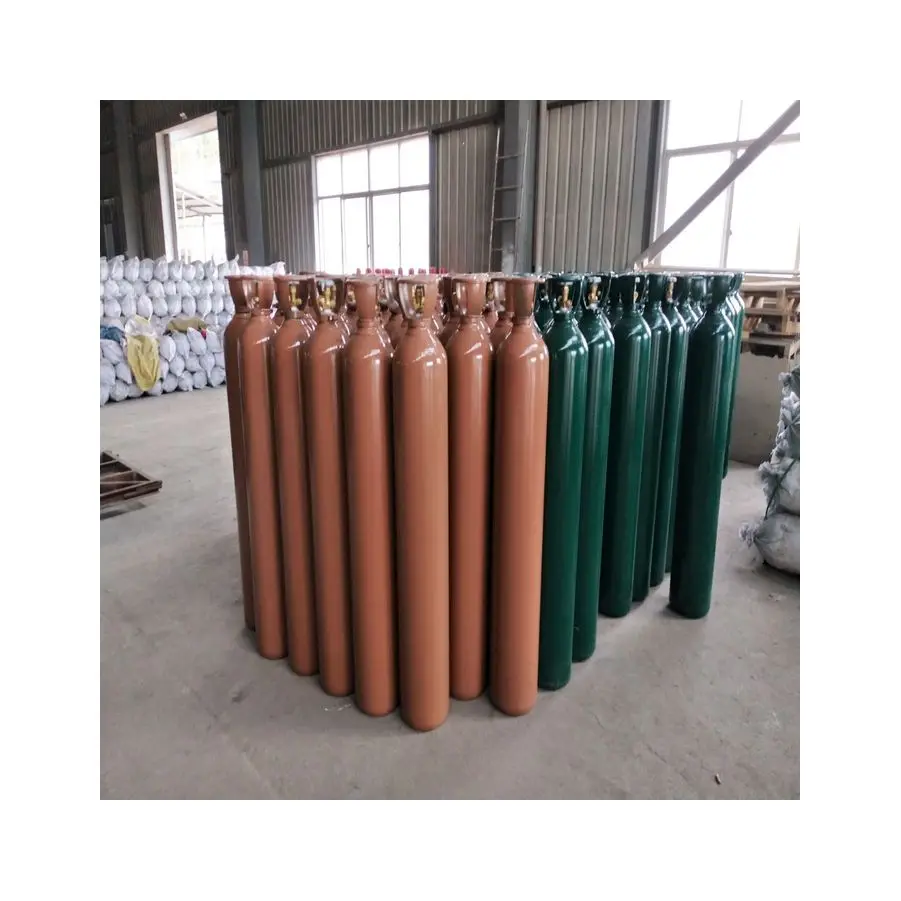 Gas Purity 99.999% 40l Seamless Steel Oxygen/carbon Dioxide/helium/argon Gas Cylinder Price