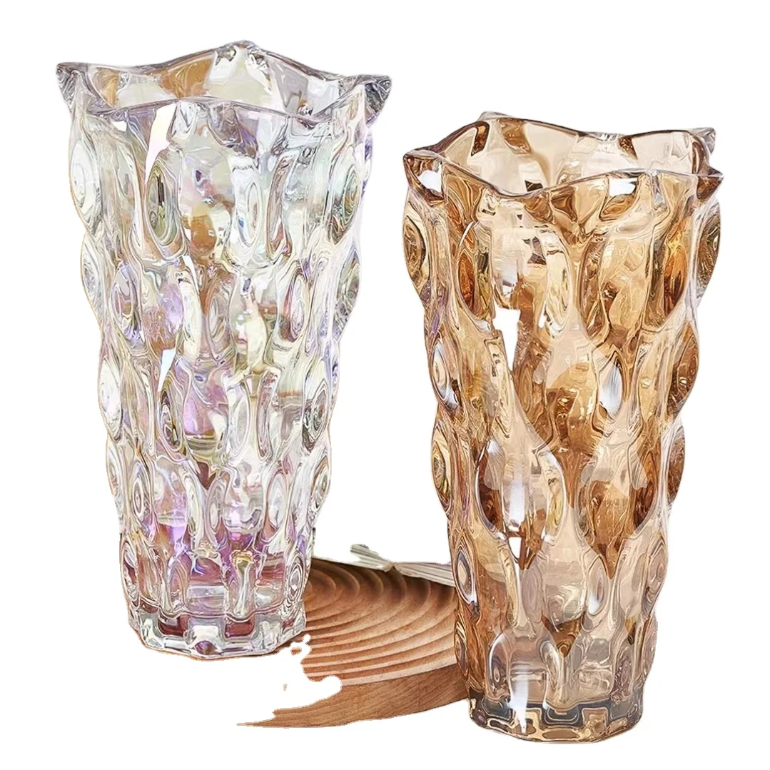 Glass/crystal Crystal Vase All festivals Round Shape Vase glass vase