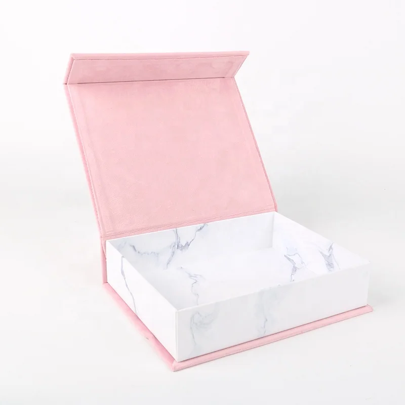 Wholesale elegant velvet suede crafts packaging gift box for sunglass, cosmetics, electronic products