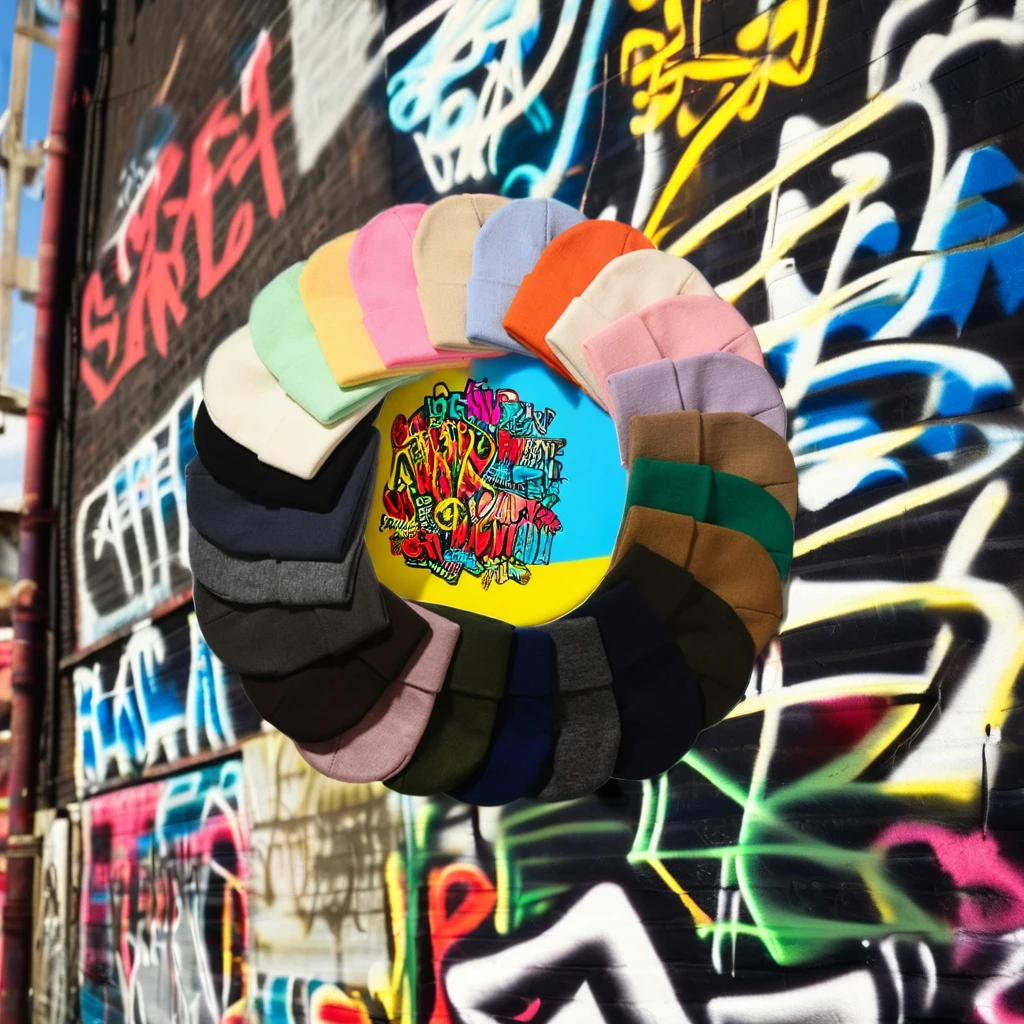 High Quality Unisex Winter Knitted Hat Custom Logo Embroidery Autumn Beanie Hats Men Women Free Size Mix Character printing