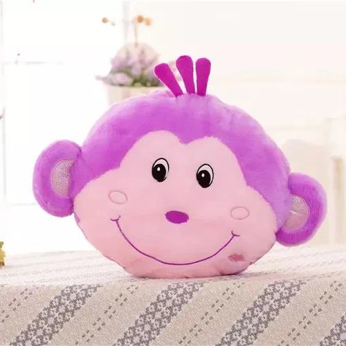 Amazon Hot Selling Lovely Pillow Soft Custom Animal Monkey Stuffed Plush Toy For Baby Gifts