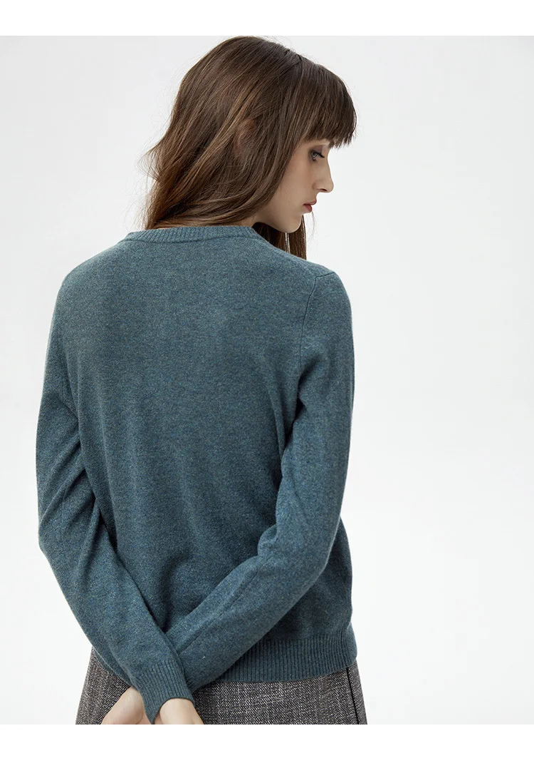 2021 new ladies fancy cardigan Sweater  Long Sleeve Crew Neck Woman cashmere Sweater cardigan