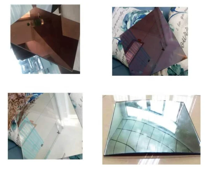 2024 New High Quality One Two Way Mirror Glass Hot Selling for Exterior Decoration Bulletproof Curtain Wall Bathroom Application