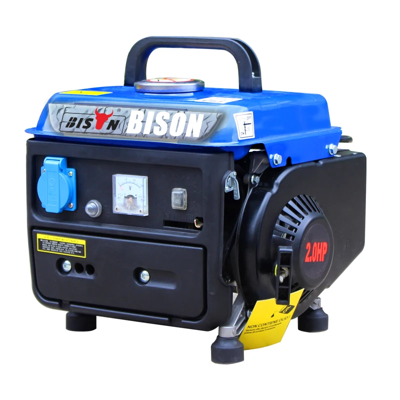 Bison 900W Portable Mini silent Machinery Engines 3600rpm 2.5Hp 4L 2-stroke 63cc Gas Gasoline Generator Price Tools For Home