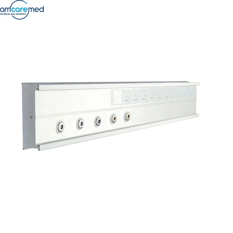 Medical Gas Equipment Medical ICU Bed Head Panels Hospital Bed Head Trunking Units