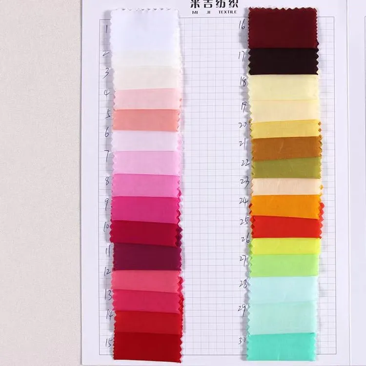 organic cotton fabric textile casual voile plain 60s for skirts and