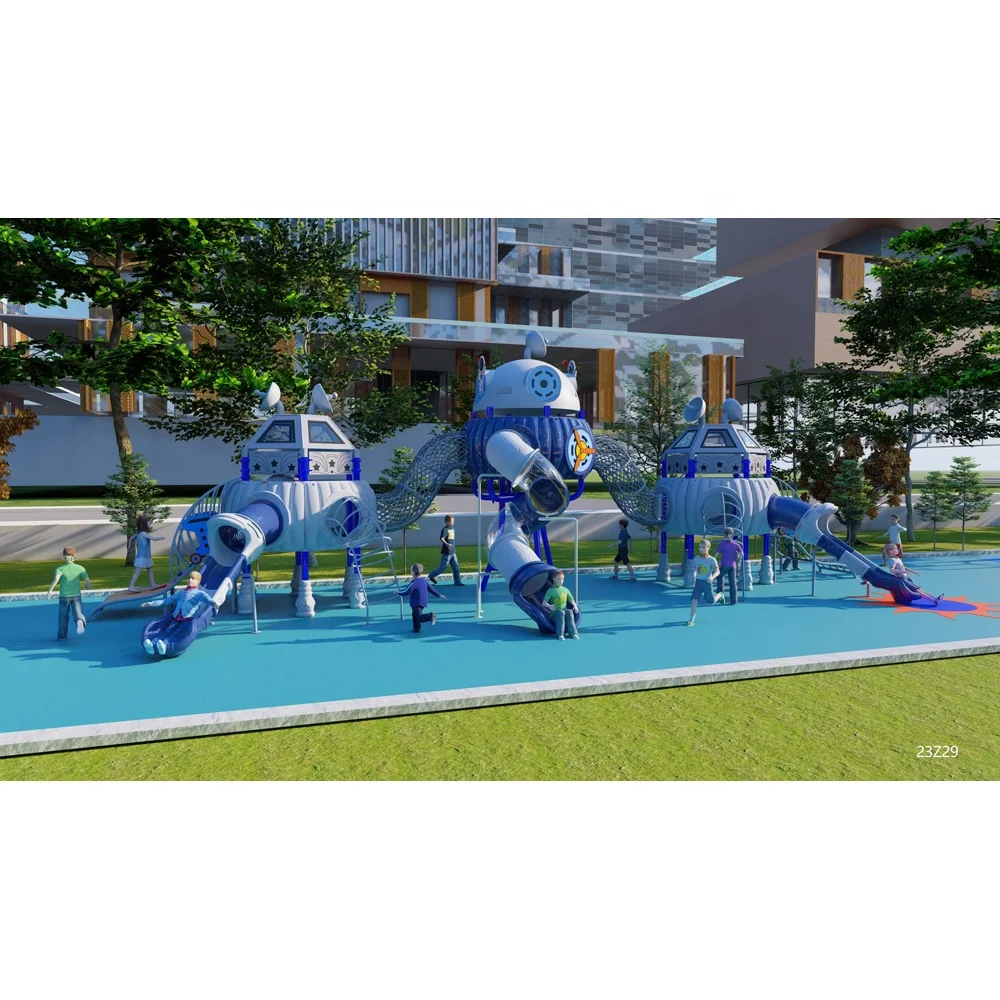commercial outdoor playground playhouse slide inflatable equipment price play house for kids children play set