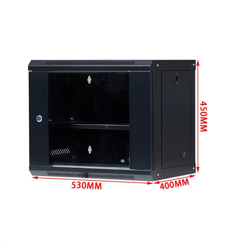 9U Wall-mounted Network Cabinets Small Chassis Exchange Wall-handing Network Rack Cabinet Switch Cabinet Monitor