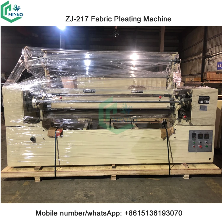 Cloth textile pleater fabric skirt pleating machine price