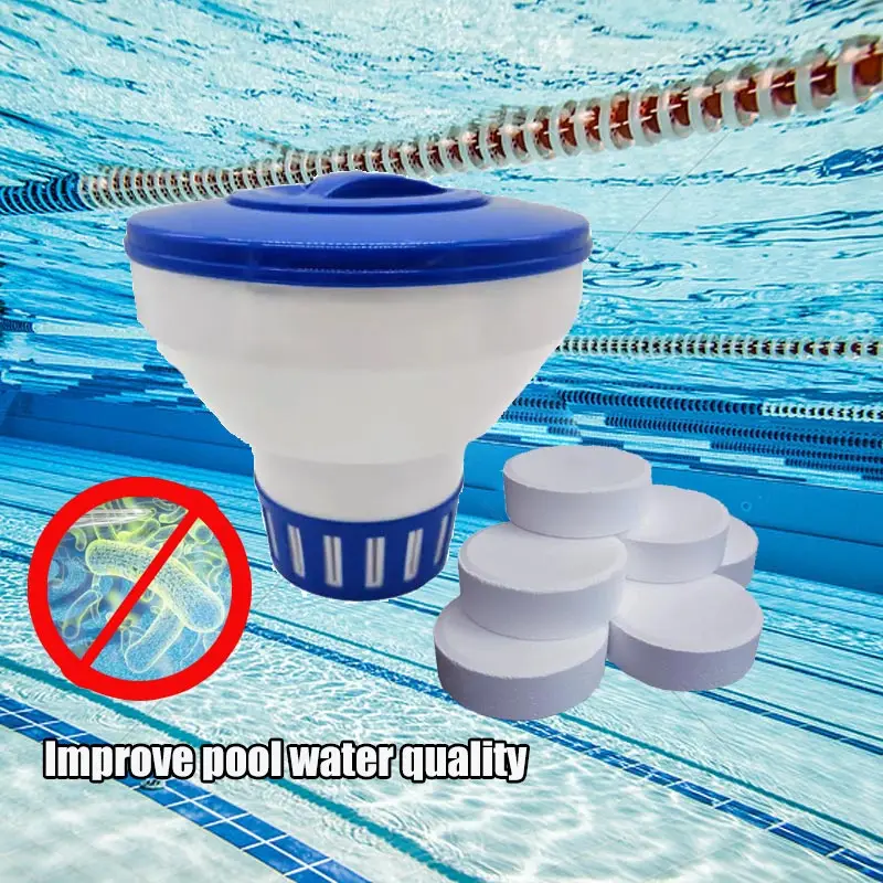 swimming pool dispenser chlorine feeder 3inch chlorine tablets automatic release control for pool water purifier