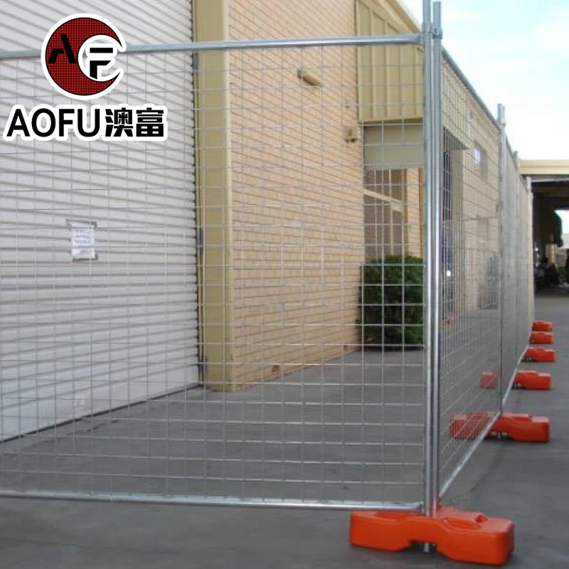 6 feet x10 feet Australia Temporary portable fence Factory Price Customized Powder Coated and Galvanized Fence