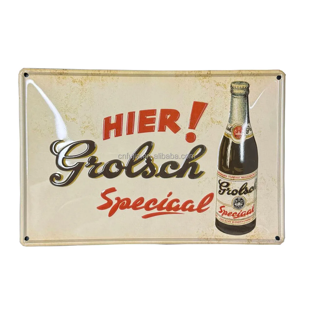 Factory Customized size Berlin city souvenir tin sign metal craft street sign custom design