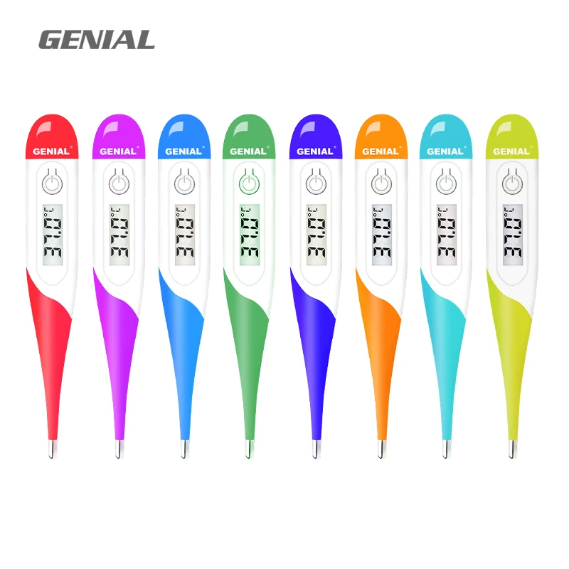 High accurate hospital thermometer oral mouth body thermometer home using flexible lcd electronic temperature