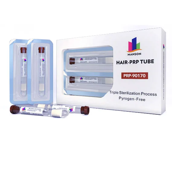 MANSON Hot Sale PRP Biotin Tube with ACD Gel for Hair Restoration for Men