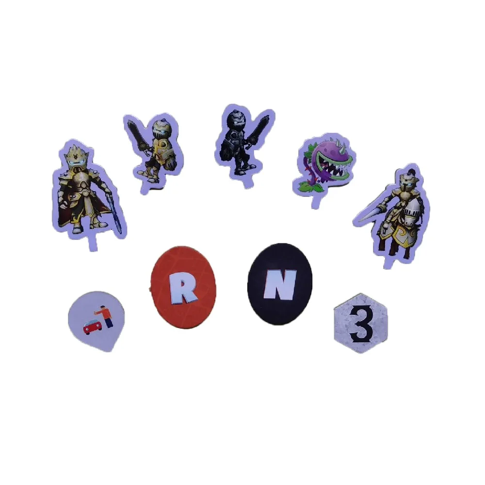 Hicreate Custom Printing Paper Cardboard Tokens Card Board Chits Die Cut Circle Of Game