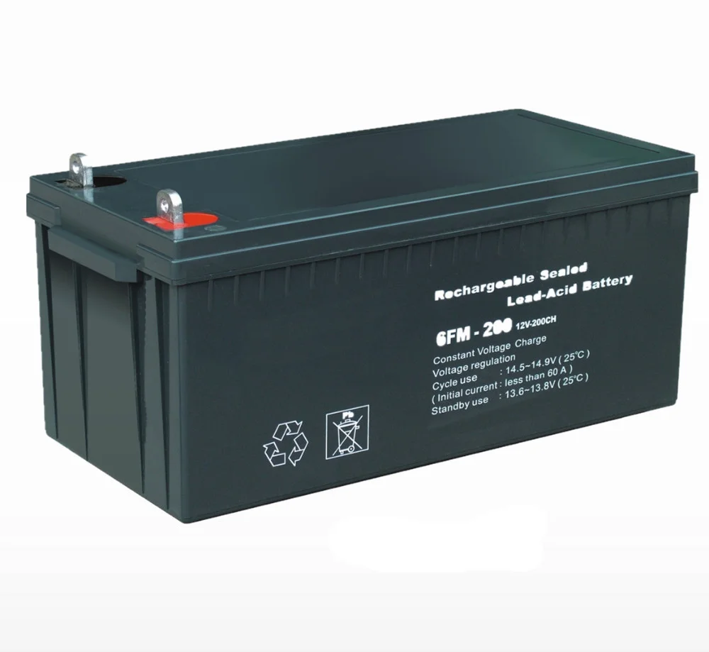 Gel 12v 200ah /20hr Grey Color Battery Auto Battery Used Telecom Batteries