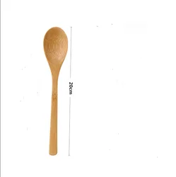 Bamboo 100% Sustainable Ecofriendly Wooden Personalized Spoon Sell Separately or Buy in Utensil Set with  customized Printed