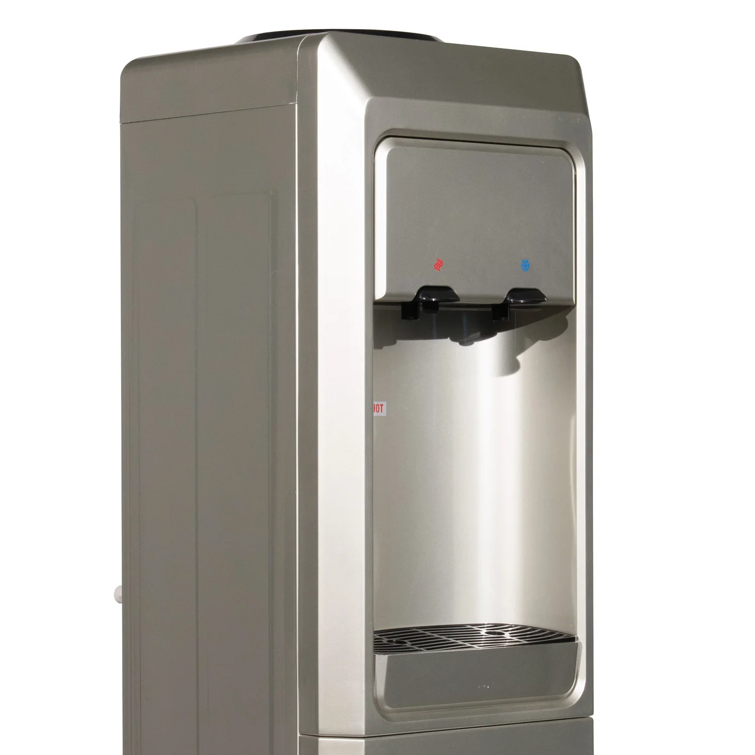 Water Cooler Dispenser Floor-Standing Compressor Water Machine, with Stainless Steel Liner