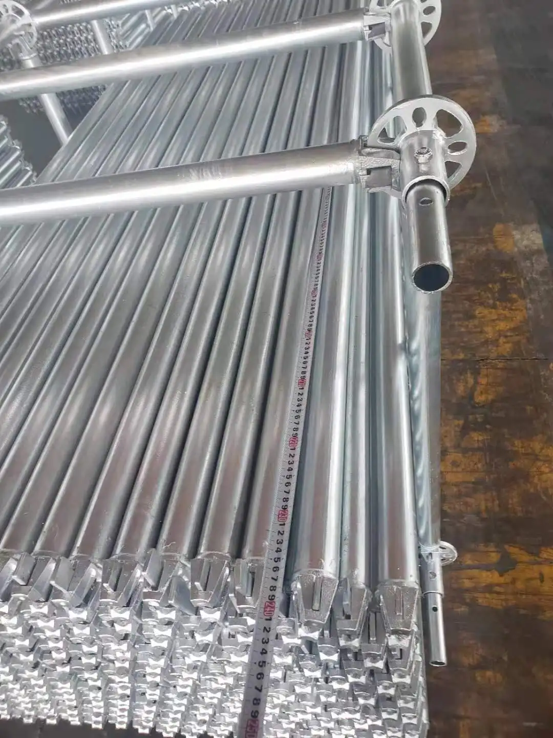 Galvanized Certified Steel Complete Andaime Scaffolding Type Andamios Layher Allround Scaffolding Price List For Sale