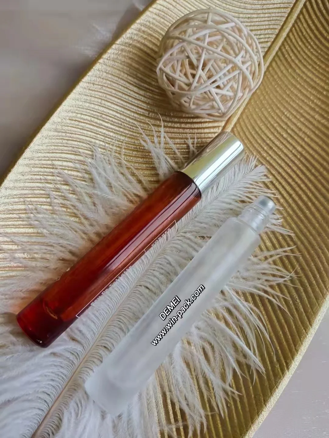 3ml 5ml 8ml 10ml 15ml Mini tube glass empty perfume bottles fine mist spray bottle with metal cap