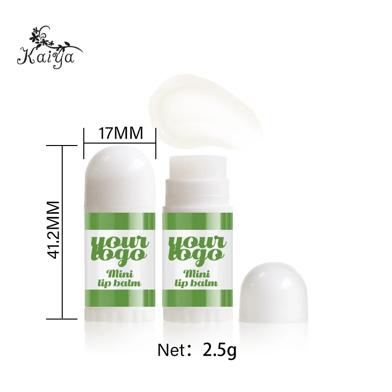 Custom Full Color Portable Skin Care Daily Lips Treatment Repair Multiple Flavors Natural SPF Hydrating Mini Lip Balm