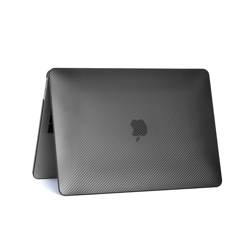 Frosted Matte Carbon fiber Design Eco-Friendly Waterproof Transparent Hard Cover Laptop Case For Apple Macbook Pro Air 13 Case