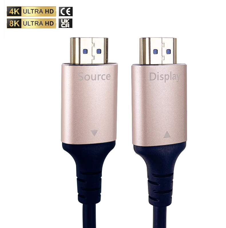 2024 оптовая продажа дешевый кабель AOC HD длиной 10 м 50 hdmi2. 1 4k120Hz 8k60Hz 48 Гбит/с волоконно-оптический для мобильных телефонов и телевизоров ps5