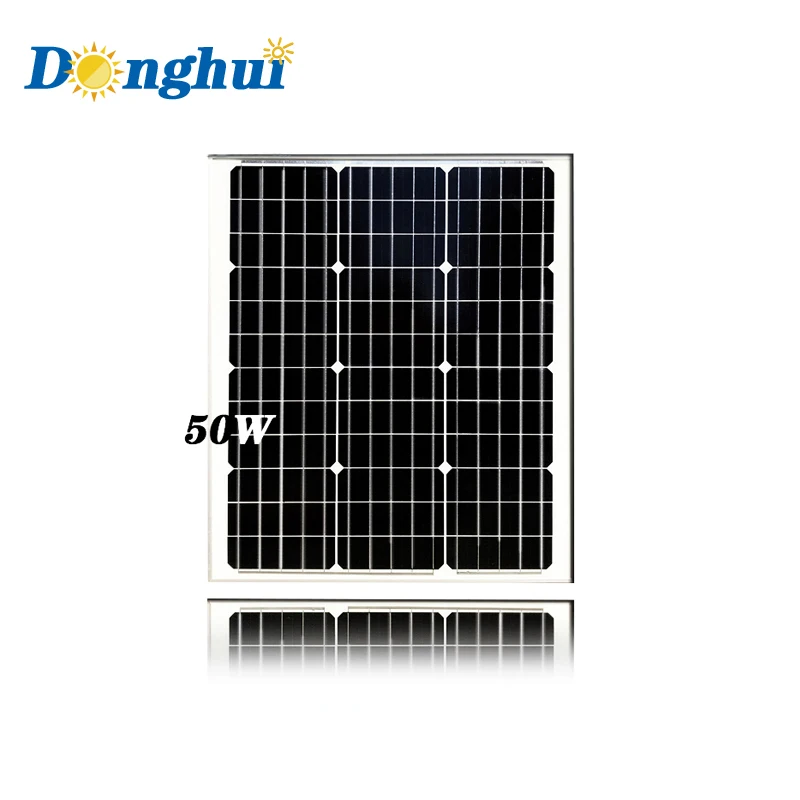 Donghui 10w 20w 50w 60w 80w 100w roof solar panel cheap solar panels china with battery and inverter