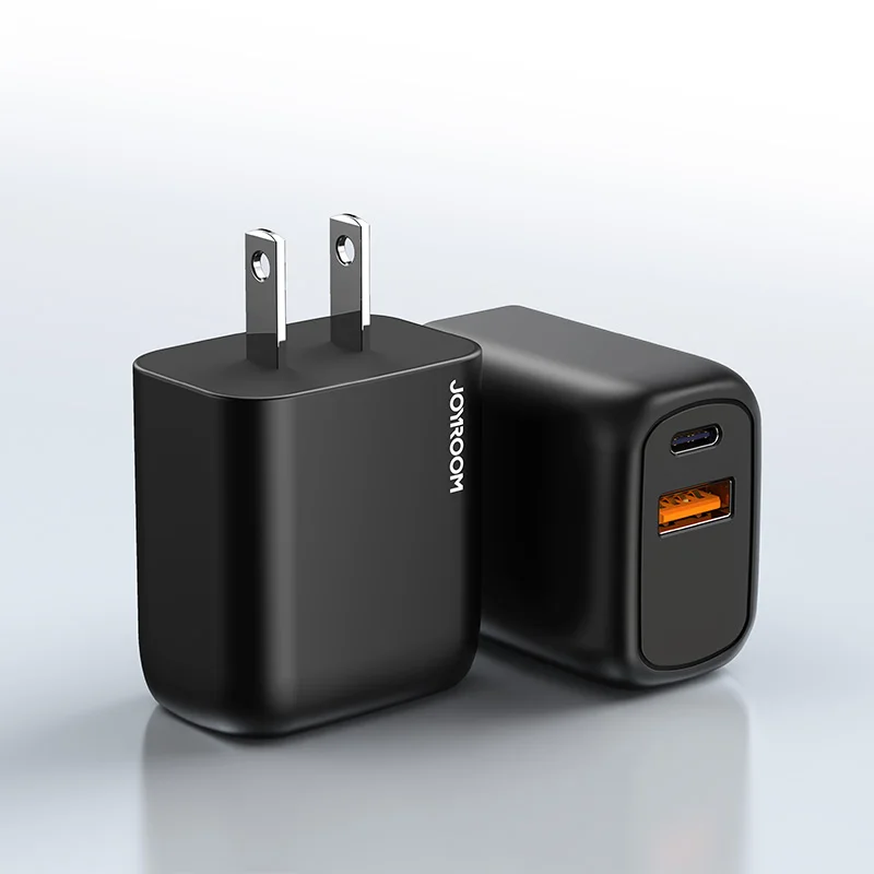 Joyroom US Зарядка 2 порта 20 Вт QC 3,0 долговечное быстрое зарядное устройство PD USB-C телефонное зарядное устройство для iPhone 12/12 Mini/12 Pro/12 Pro Max