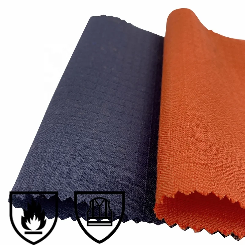 Hot Sale Inherently Flame Retardant Conductive Aramid Iiia Fabric For Firefighter Suit