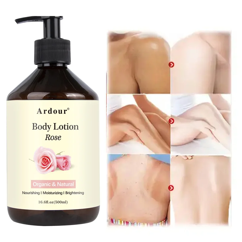 Private Label Refresh Fruit Body Care Lotion Skin Care Hydrating Rose Body Cream Butter Lightening Whitening Moisturizing