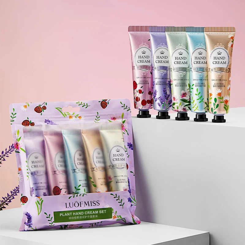 High Quality Hand Cream Moisturizing Private Label Organic Hand Cream Whitening Mini Hand Cream Lotion Creme Gift Set