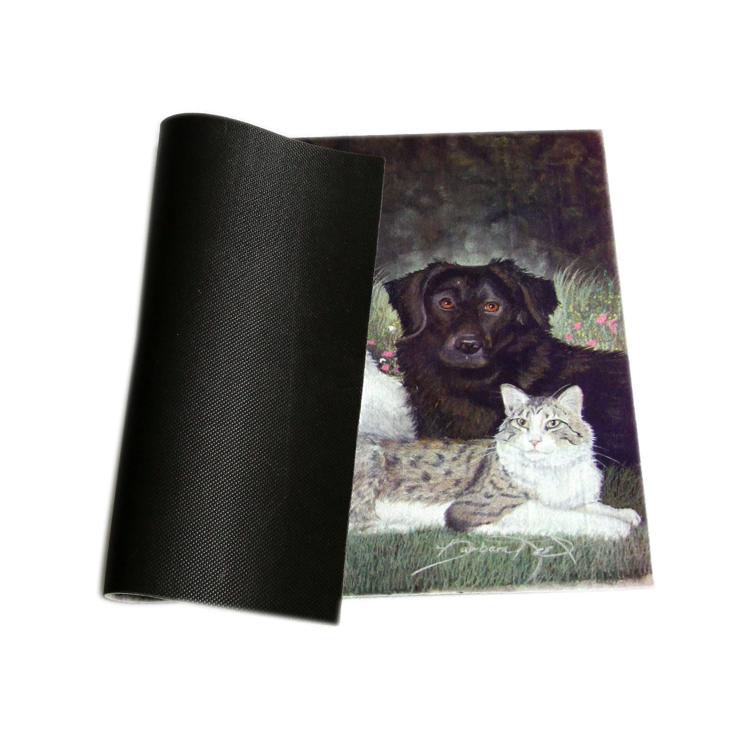 Wholesale PVC Back and Customized Printed Non-woven Fabric Cover Sublimation Blanks Door Mat Blanks Floor Mat Rug outdoor carpet