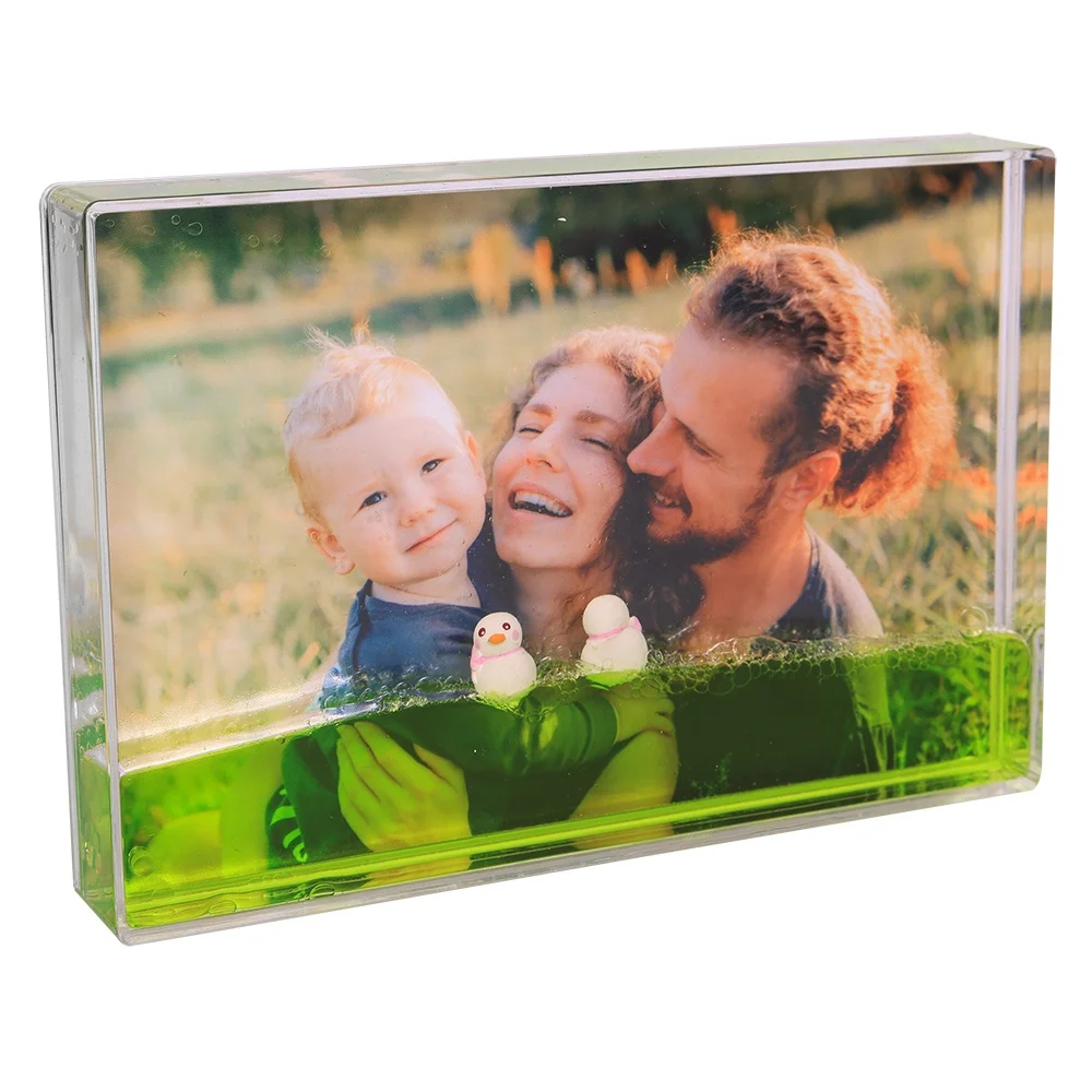 Фоторамки акриловые Настольный дисплей самостойкие магнитные блоки фоторамка