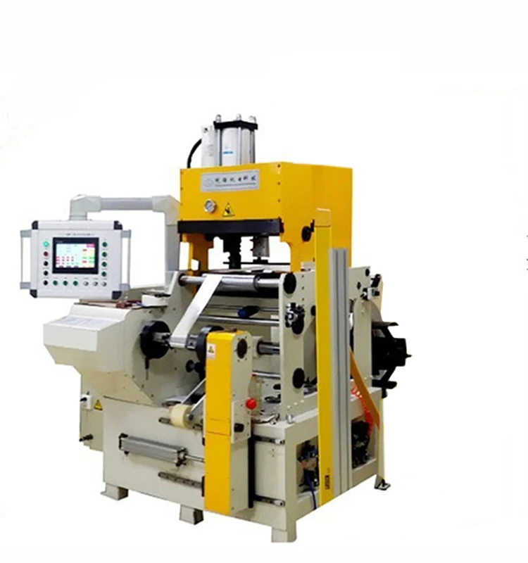 Automatic PLC Control Cold Welding Foil Winder Cast Resin Transformer Foil Winding Machine
