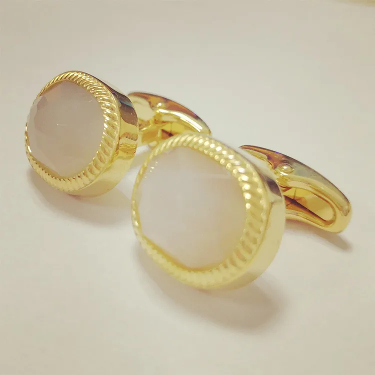 Factory wholesale jewelry gold men cufflinks