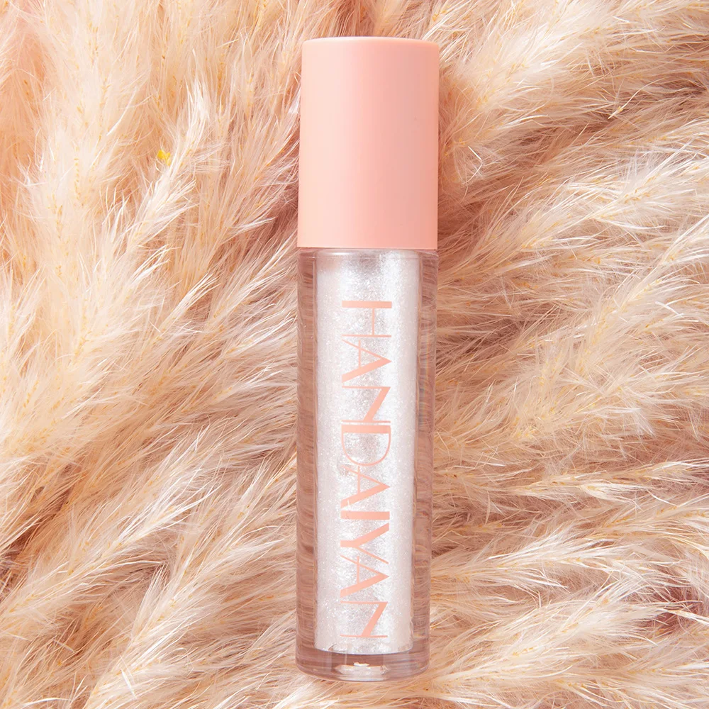 
Customization Shiny Color Private Label Pink Lip Gloss Tube Glitter Lipgloss Make Your Own Diamond Lip Gloss 