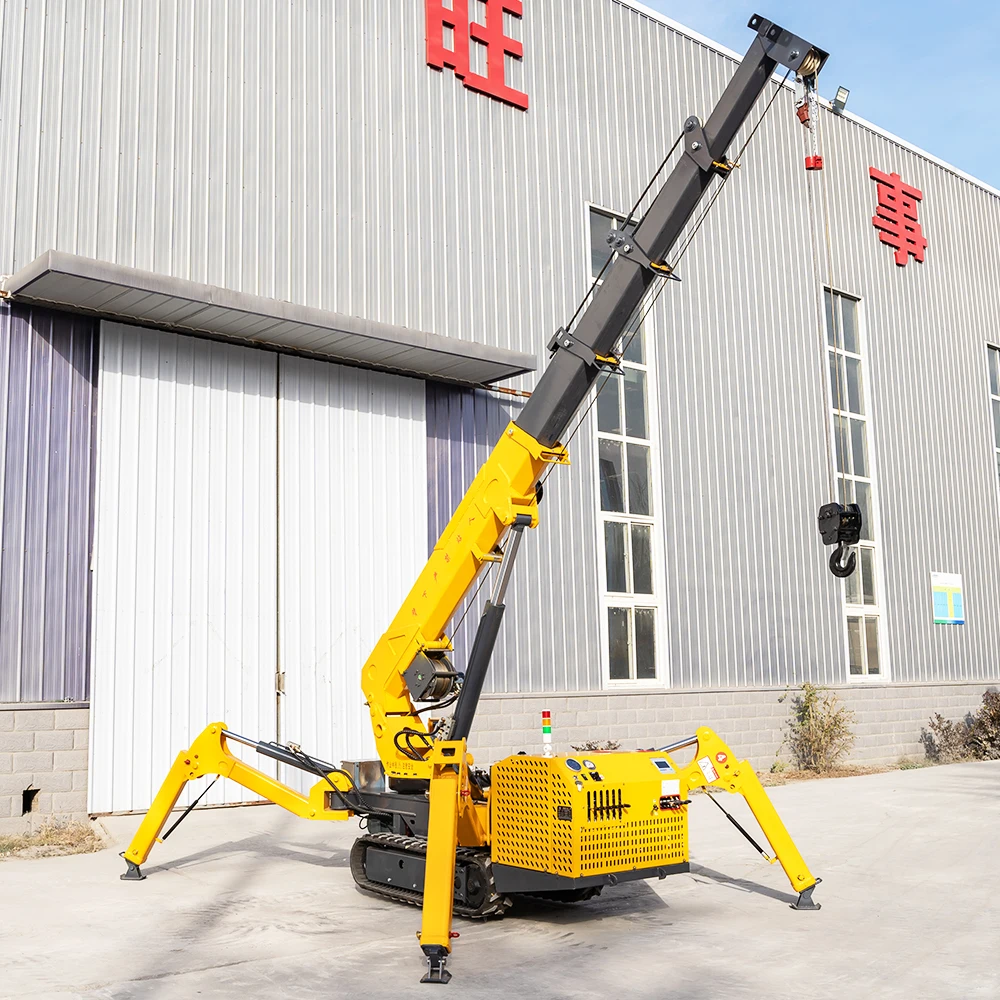 new crane machine 3 ton 5ton 8ton 10m 15m 20m Truck Mounted Crawler Spider Crane for construction use