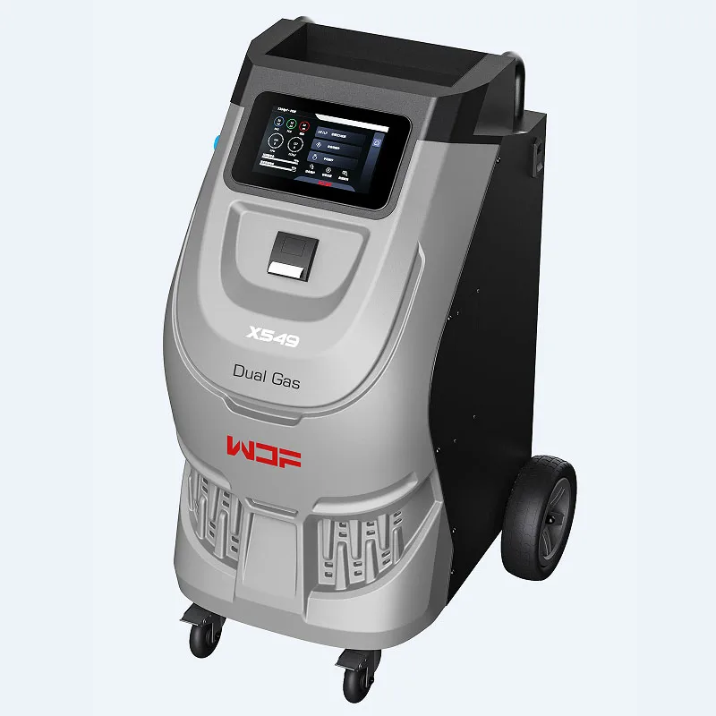 auto work station X549 refrigerant recharging machine with ce ac refrigerant recovery machine printer