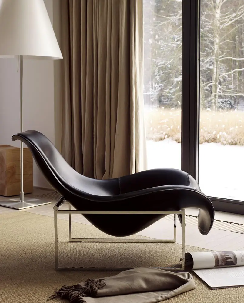 
foshan comfortable leisure living room lounge chaise B&B italia Mart Armchair 