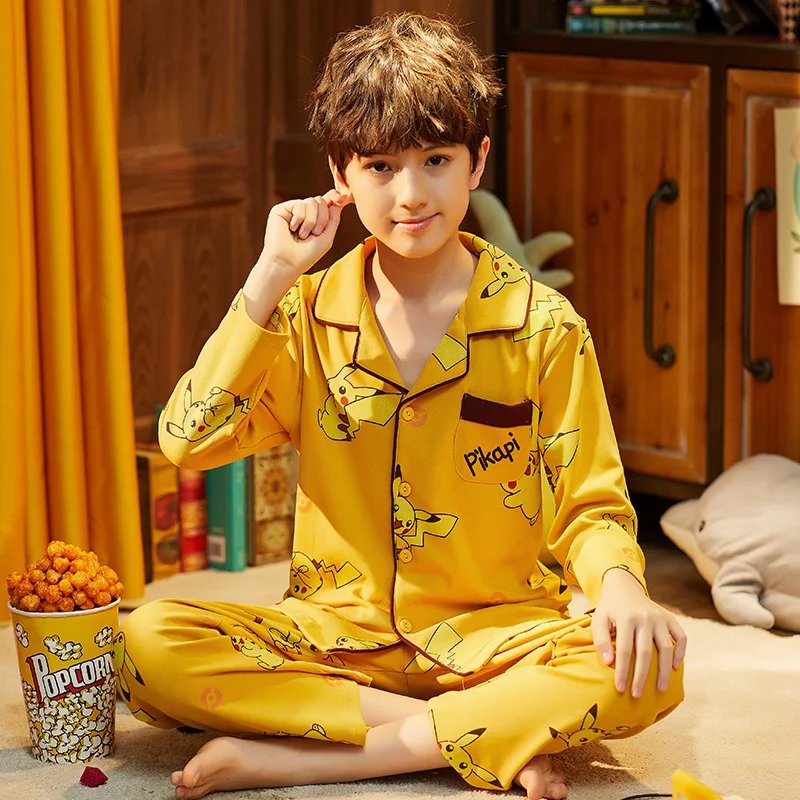 
Durable using low price longsleeve pajama kids cotton pajama sets kids 