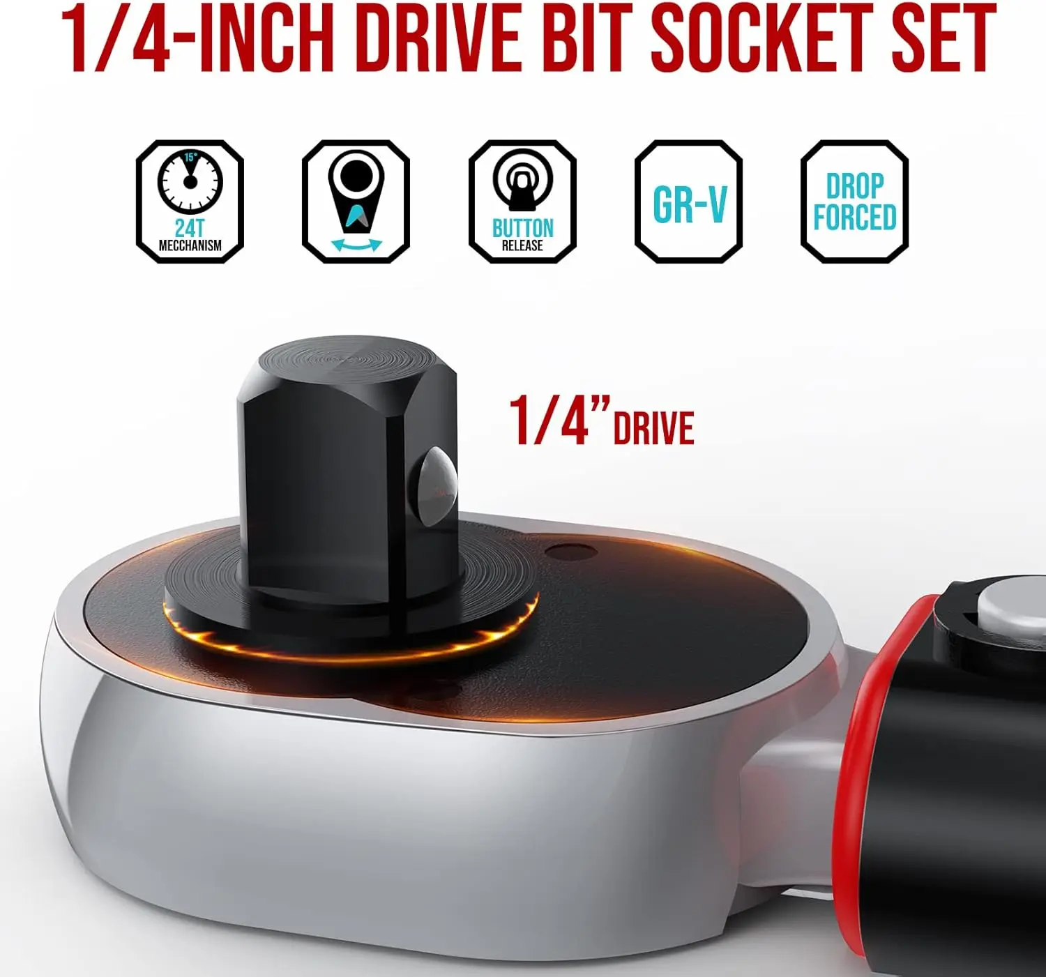 USA Free Ship Promotion 13pcs 1/4' 20-200in.lb Torque Wrench Bit Socket Set End Rotary Lock Spanner Repair Tools