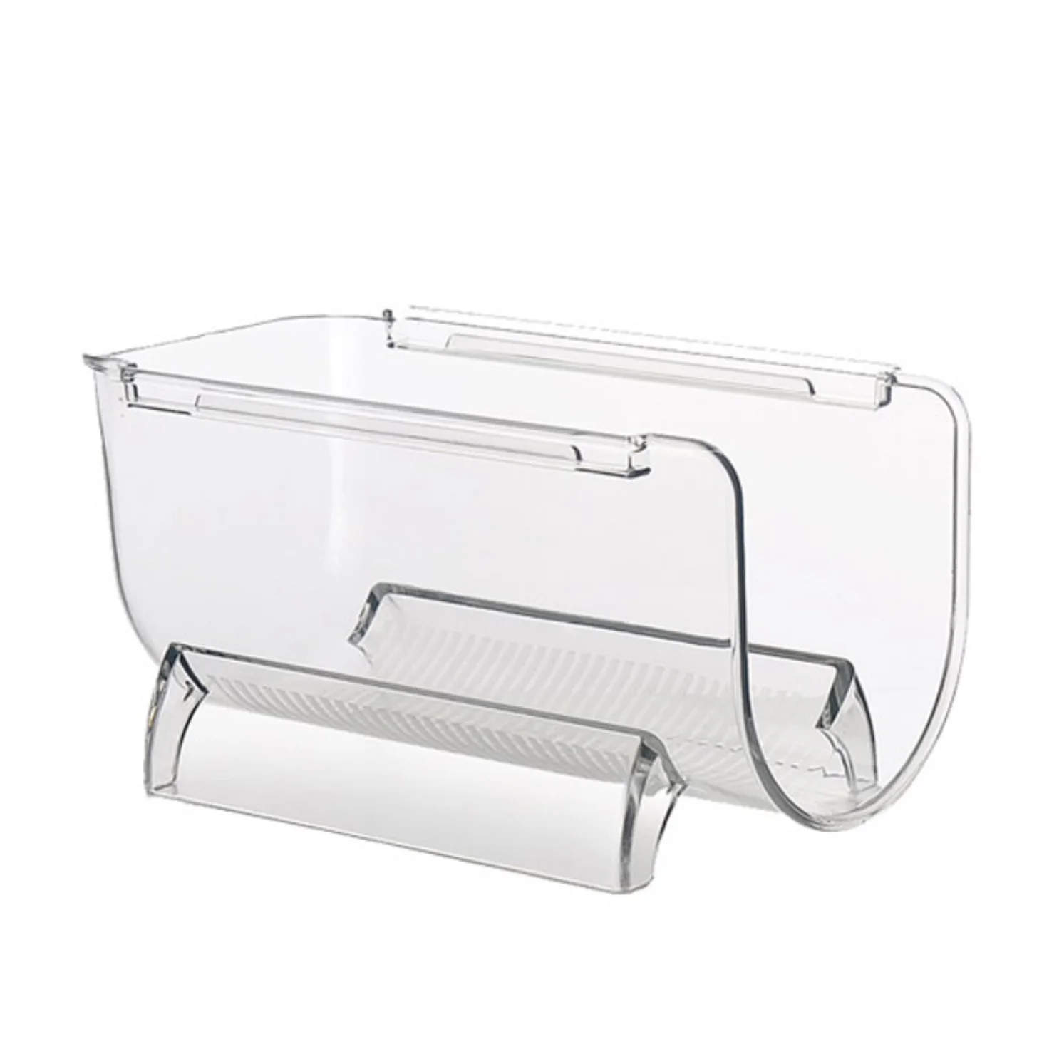 Countertop wine bottle display rack Transparent kitchen acrylic wine bottle rack Refrigerator wine storage rack