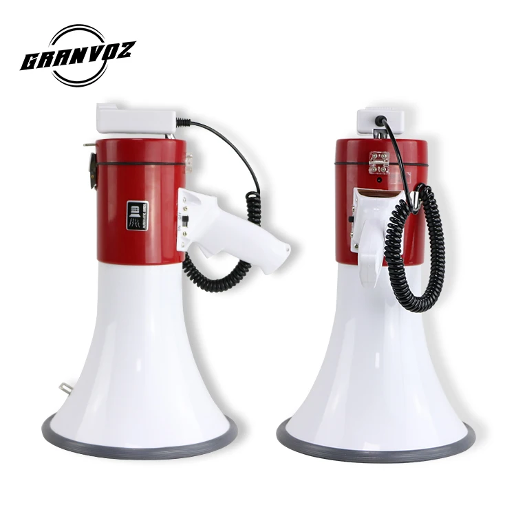 High-Powered Loudspeaker 25W ABS Rechargeable Outdoor Handle Megaphone