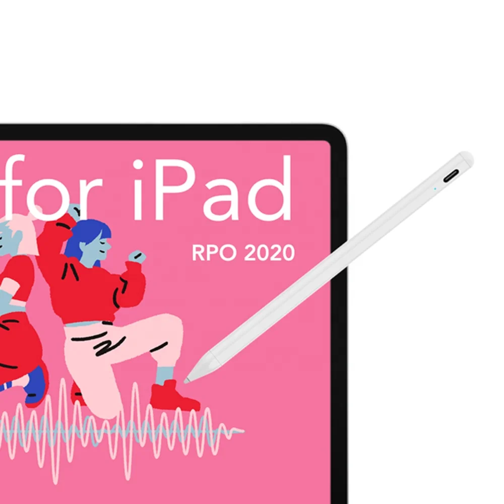 High Quality Palm Rejection Pencil for Apple iPad Type c Charing Active Stylus