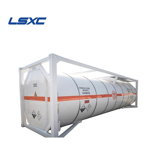 Доступный криогенный контейнер-бак LOX/LIN/СПГ 40 футов T75 стандарта ISO