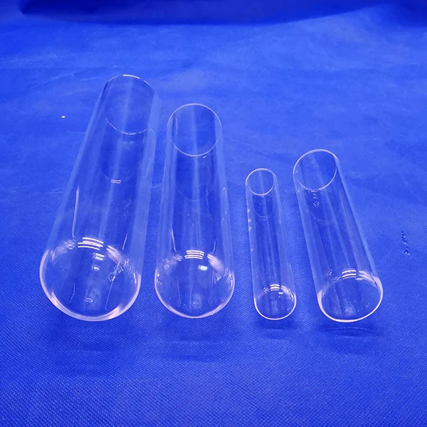Processing high temperature resistant transparent end sealed round bottom flat bottom cup test tube