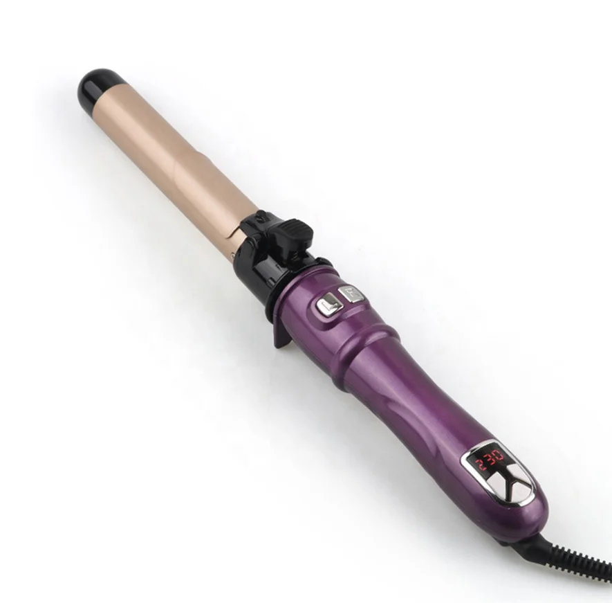 230 C LCD Professional Auto-Curling Iron Hair Curler Salon Curler Hair Rollers 360 Ceramic Wavy Automatic Rotating Hair Curler